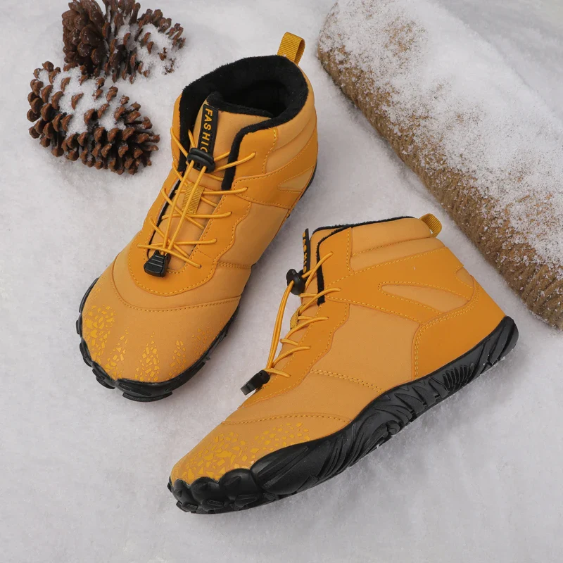 Bottes de neige chaudes et imperméables, style randonnée outdoor - image de produit 10